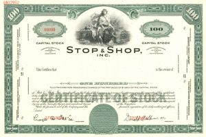 Stop and Shop Inc.